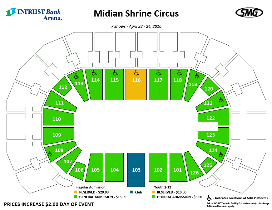 Square Garden Seating Chart Circus