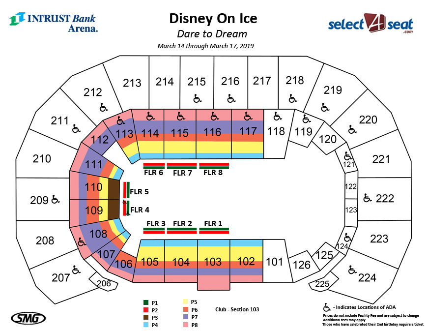 Boardwalk Hall Seating Chart Disney On Ice