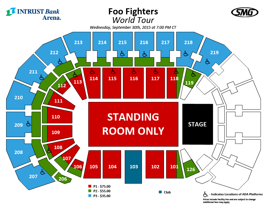 Intrust Arena Seating Chart