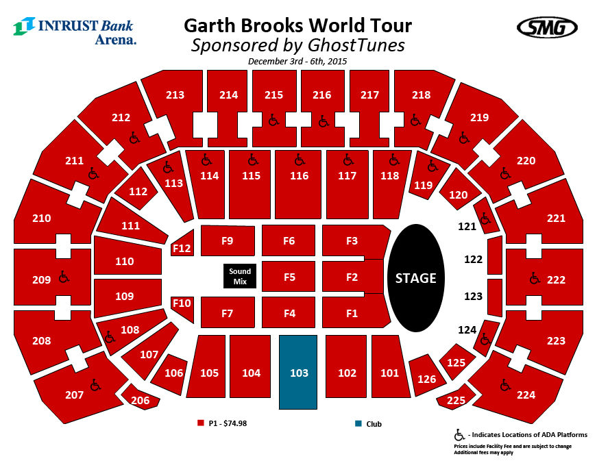Garth Brooks INTRUST Bank Arena
