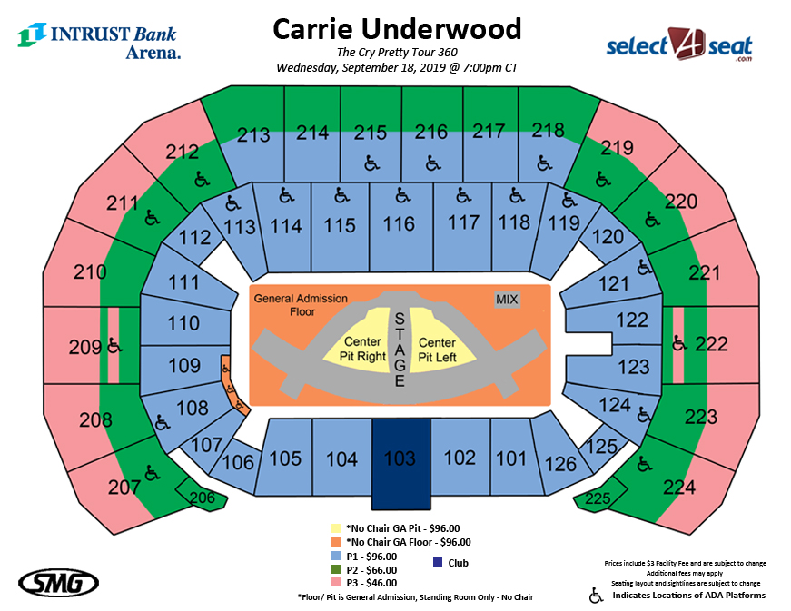 Family Arena Seating Chart Bret