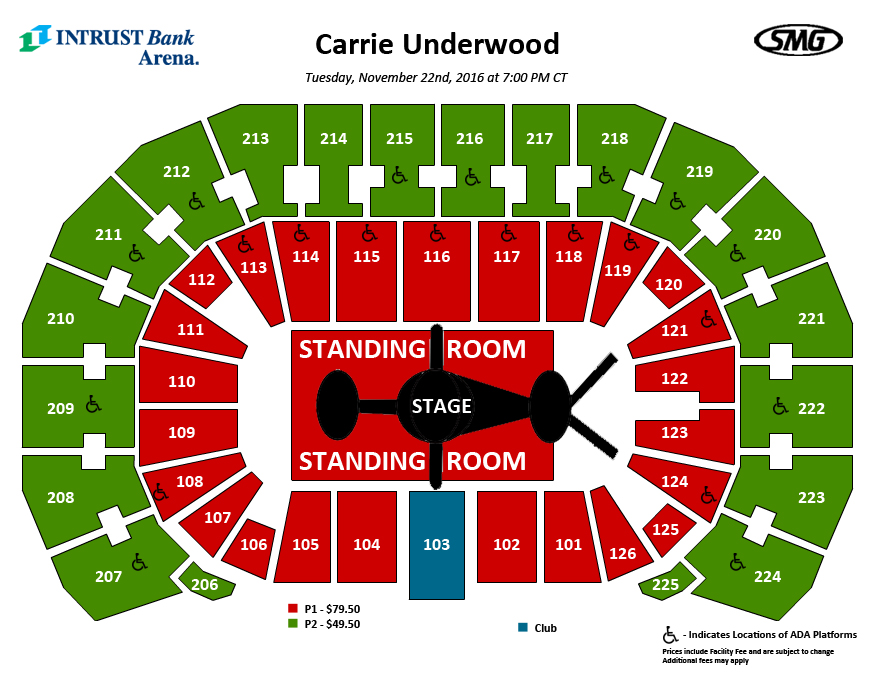 seating charts events tickets intrust bank arena trans siberian orchestra seating chart