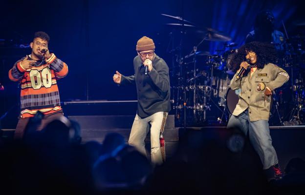 TOBYMAC performing at TOBYMAC's Hits Deep Tour 2026