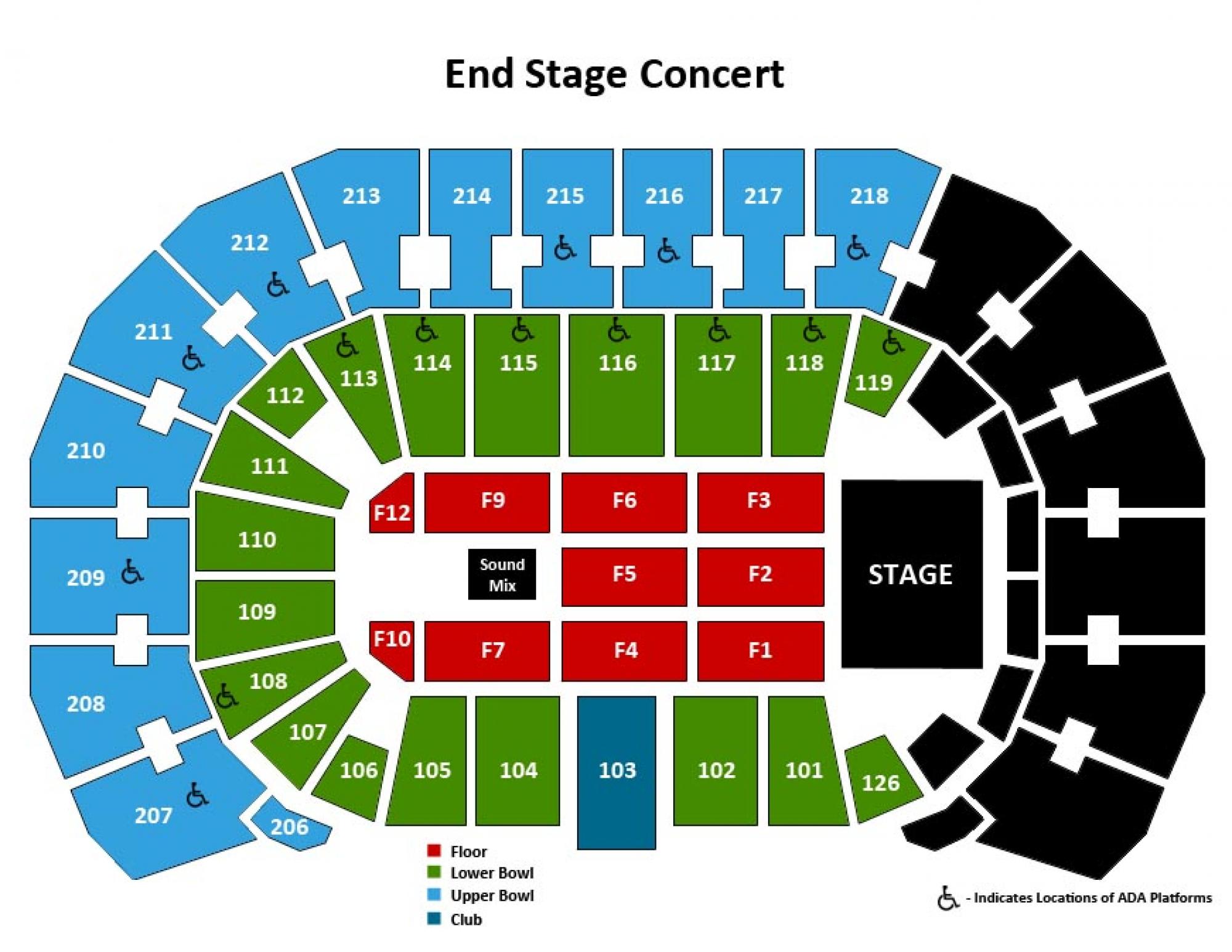 Ball Arena Seating Chart View