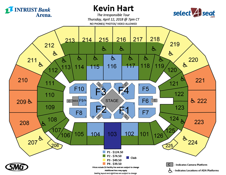 Intrust Bank Arena Detailed Seating Chart Best Picture Of.