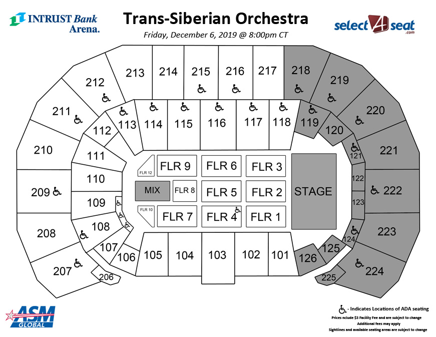 Intrust Arena Wichita Seating Chart