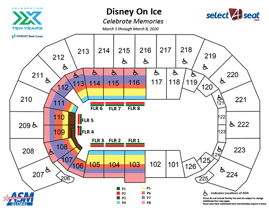 Intrust Bank Arena Detailed Seating Chart