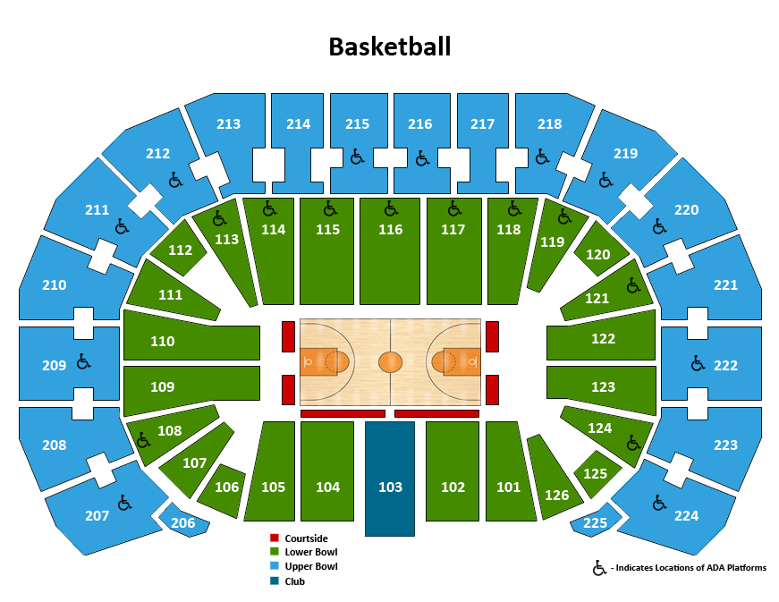 Intrust Bank Arena Wichita Kansas Seating Chart