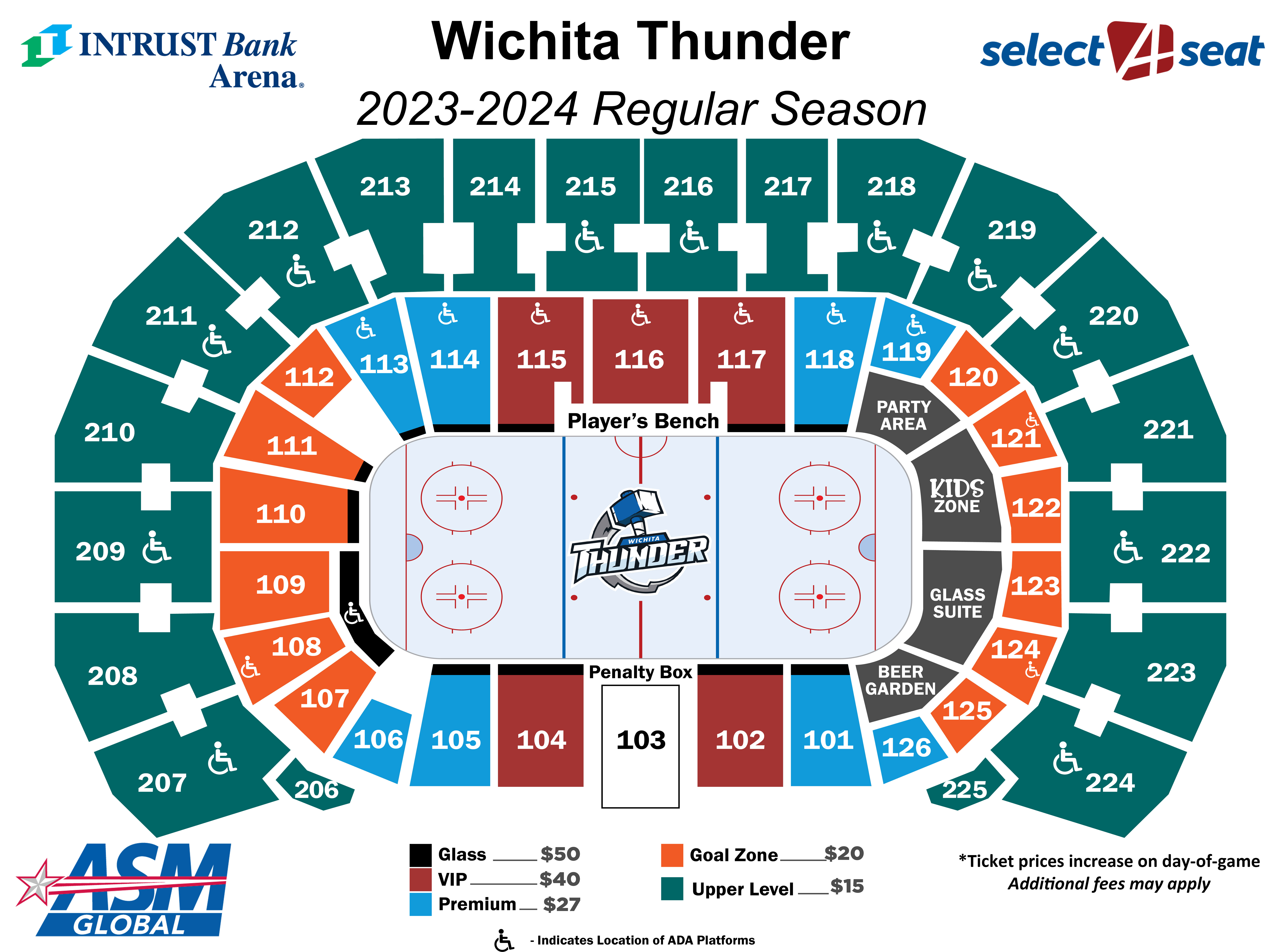Intrust Bank Arena Map - yz9bwxl