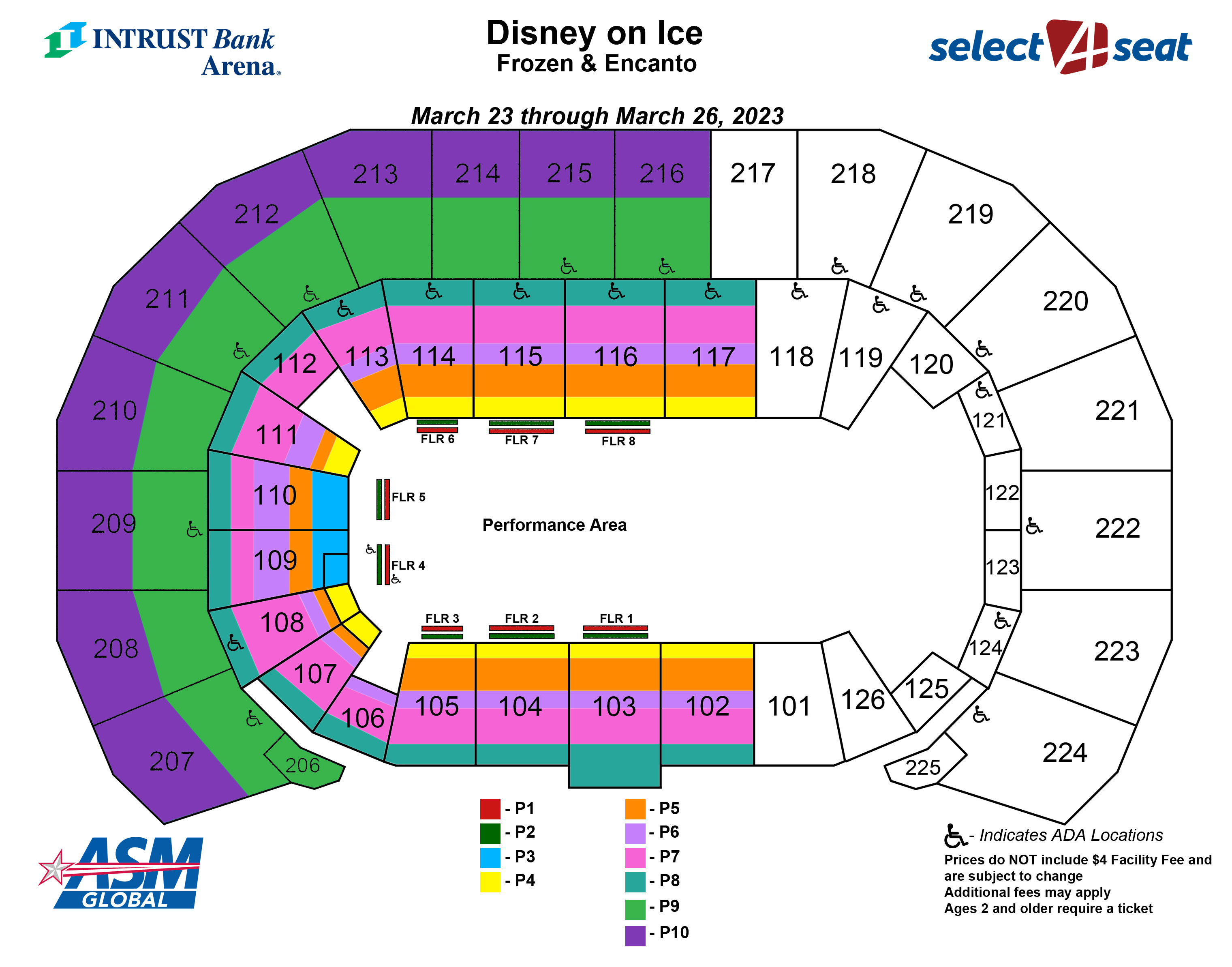 Seating Charts Events & Tickets INTRUST Bank Arena