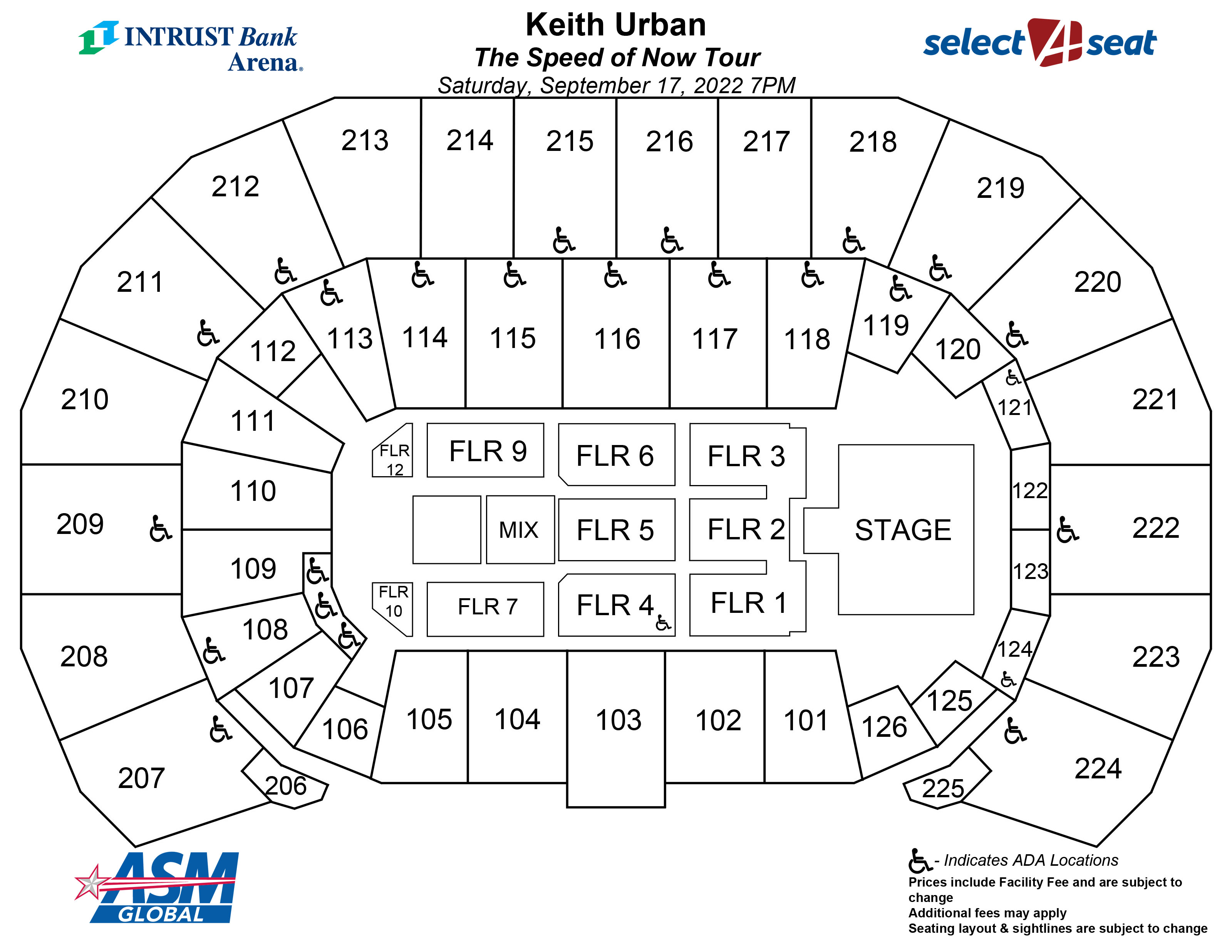 Us Bank Arena Seating Chart With Rows And Seat Numbers